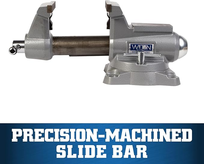 Wilton Mechanics Pro Bench Vise, 5-1/2" Jaw Width, 5" Jaw Opening, 3-5/8" Throat (Model 855M)
