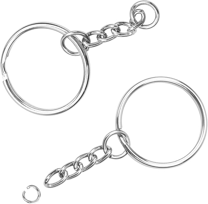 HAUTOCO 100pcs Keychain Rings - Image 3