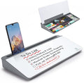 Small Desktop Glass Whiteboard Dry-Erase-Board by TSJOFFICE-WipeCleanThinkGreenWorkSmart