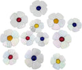Esweny 12 Flower Stained Glass Mosaic Tiles by Esweny