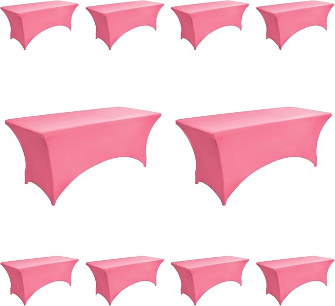 10-Pack 6ft Spandex Table Covers by Unknown