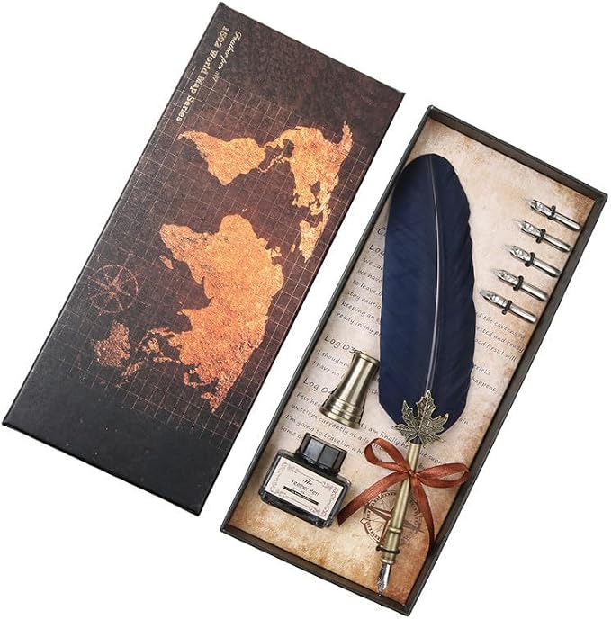 OPENDGO Feather Quill Pen Set - Image 7
