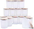 SHOWIN Thick Candle Jars for Making Candles 16 Pcs, 7 OZ Empty Jars by Showin