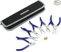 WORKPRO 7-Piece Jewelers Pliers Set, Jewelry Making Tools Kit with Easy Carrying Pouch (Blue)