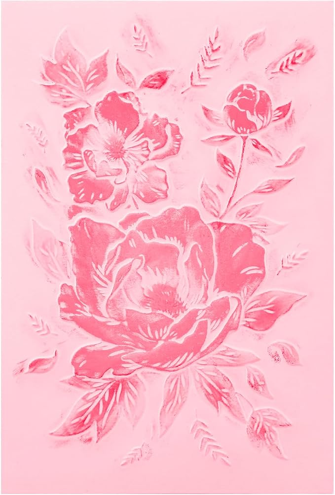 3D Embossing Folder for Card Making DIY Scrapbooking Blossom Bloom Floral by CYFUNDESIGN
