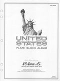 H.E. Harris & Co. USA Liberty Postage Stamp Plate Block Album by Unknown