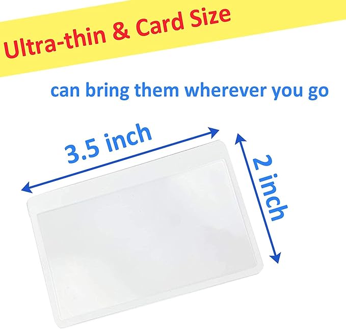 MAGDEPO Page Magnifying Sheet 3X Lightweight Flat Optical Plastic Fresnel Lens - Image 9