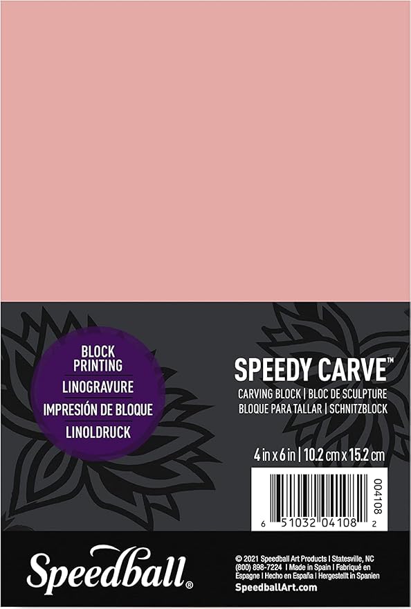 Speedball Speedy-Carve Block Printing Carving Block, 4 x 6 Inches, Linoleum - Image 3