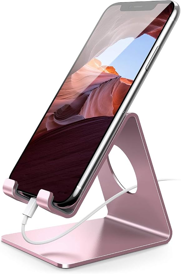 Lamicall Pink Phone Stand, Desk Accessories by Lamicall