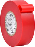 WOD ETC766 Professional Grade General Purpose Red Electrical Tape UL/CSA Listed core. Vinyl Rubber Adhesive Electrical Tape: 1 inch X 66 ft - Use at No More Than 600V & 176F (Pack of 1)