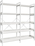 Huuger 5 Tier Bookshelf, Display Bookshelf by Huuger