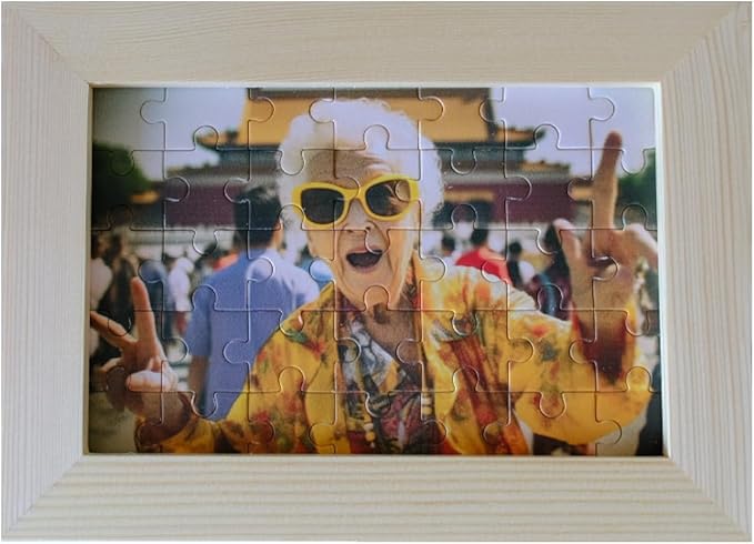 Photo Puzzles for Gift, Pets, Festivals, Weddings, Family Gatherings, Adult Customized Puzzles Jigsaw (Vertical or Horizontal) (None) (35.PC (Vertical/Horizontal))