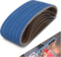 1/2 x 18 Inch Sanding Belts, 36 Pcs 240 Grit, Zirconia Sanding Belts for Ultra-Fine Finishing, Metal Polishing, Woodworking