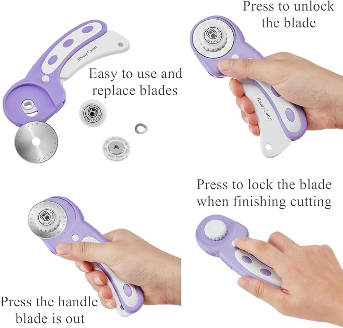 Rotary Cutter Set Purple - Image 2