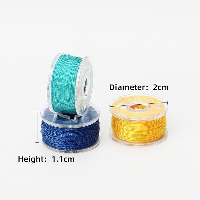 50Pcs Bobbins Sewing Threads Kit 25 Colors 500 Yards Sewing Polyester Thread - Image 2