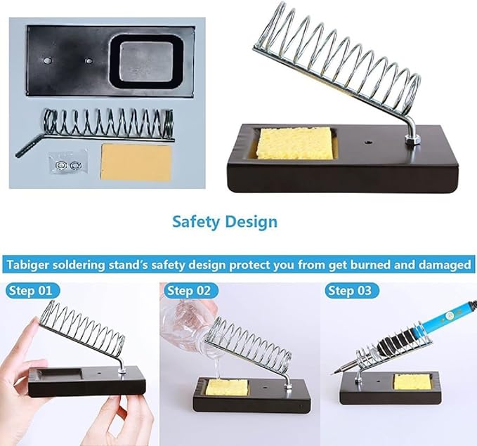 Soldering Iron Kit, Digital Multimeter Kit, Multi Tester, Voltage Tester, Measures AC/DC Voltage, Current, Resistance/Continuity/Diode/Triode. Electric Soldering Iron, Adjustable Temperature