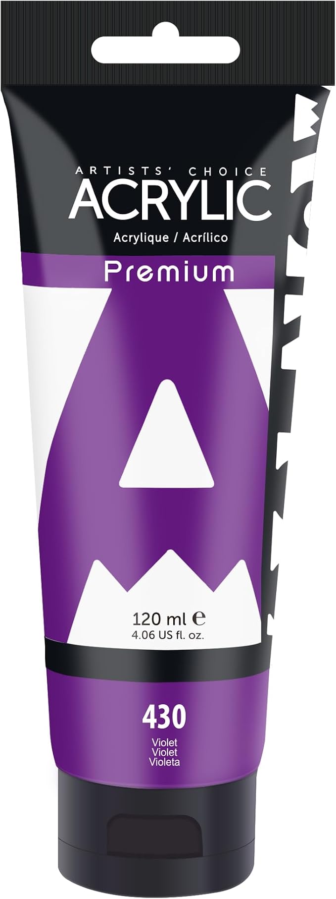 AUREUO Violet Acrylic Paint, 4 Fl Oz / 120ml Single Tube, Rich Pigment Art by AUREUO
