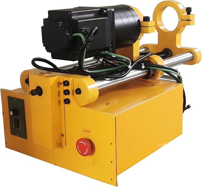 TECHTONGDA 110V Portable Line Boring and Welding Machine with 100T Hydraulic Crawler Pin Pressing Machine, Auto Rotary Inner Boring Welder, European Connector, Track Pin Disassembly Tool