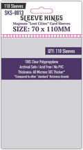 Sleeve Kings Standard Card Sleeves – 110 Count, Large Size, Compatible by SleeveKings