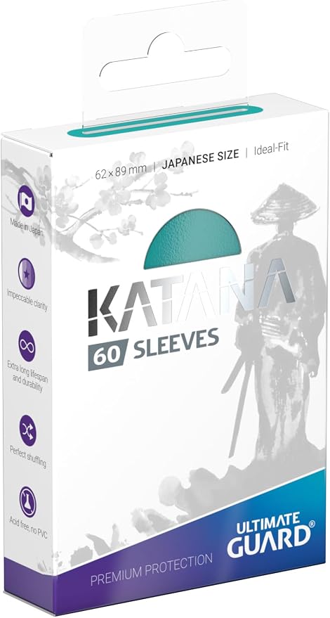 Ultimate Guard Katana Card Sleeves: 60 Japanese Size TCG Sleeves, 62 x 89mm - Image 2