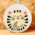 TCDZMYGS Cat Punch Needle Kits, Cute Cat Punch Needle Kits by TCDZMYGS
