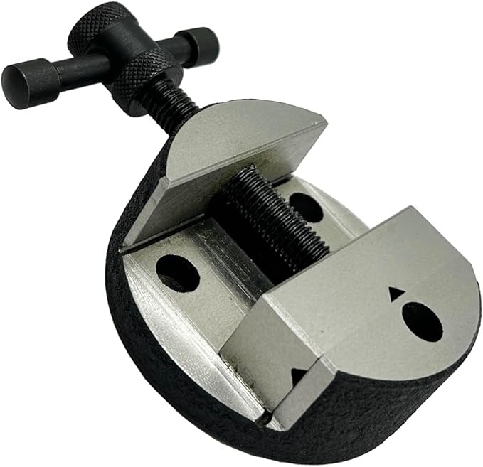 80 mm Round Vice for 3" (80 mm) & 4" (100 mm) Rotary Milling Indexing Table with 3 x M6 T nuts Bolts-Engineering Tools