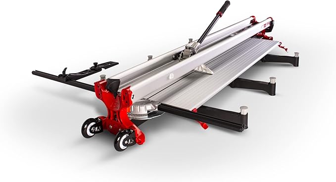 RUBI | Manuel Tile Cutter TZ -1300 | Professional Ceramic Tile Cutter Ideal For Intensive Cutting up to 51 3/16" | Robust Chassis Guides and Breaking System