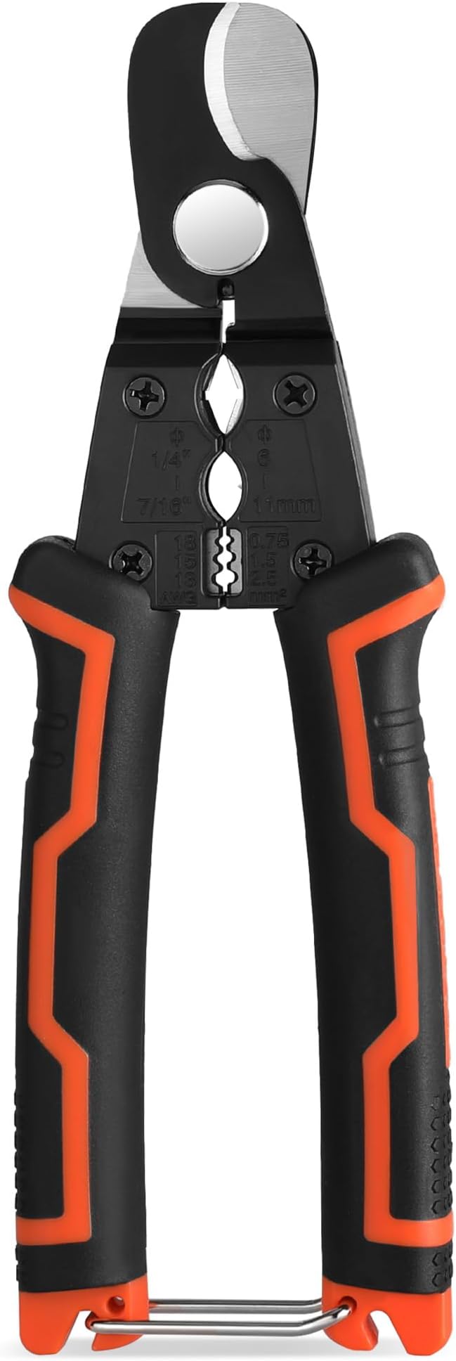 ValueMax 7 Inch Wire Stripper, Cable Cutters, Jacket Removal Cable Stripper, Wire Cutter for Copper, Aluminium Solid and Standard Wire, 4 in 1 Electrical Wire Stripper Tool