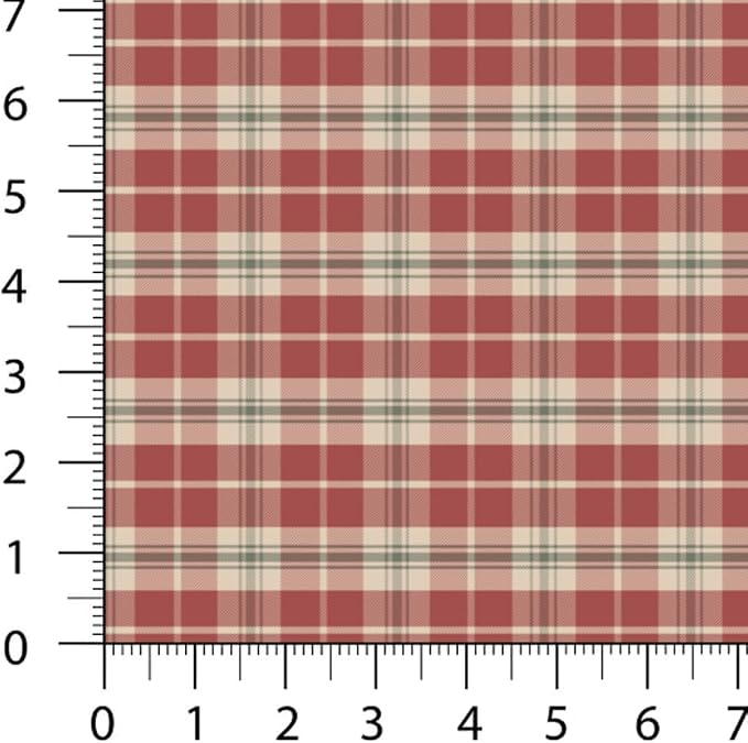 Patchwork Fabric Panel 100x155 cm, 100% Cotton Satin, 6 Coordinated Gingham - Image 5