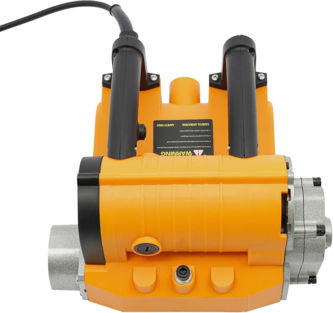 4580W Concrete Planer Electric Wall Planer Handheld Power Planer Wall Machine Planing Adjustable Depth 1-4mm for Drywall and Plaster Homes,Decoration Industries,Construction Sites