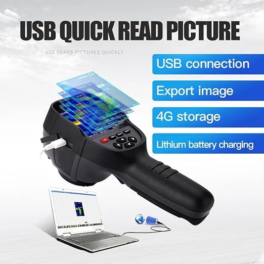 GOYOJO 256x192 Thermal Imaging Camera with Dual-Light Fusion, -4~1022°F, Handheld Infrared Thermal Imager for Home Inspection HVAC Electrical and Mechanical Maintenance