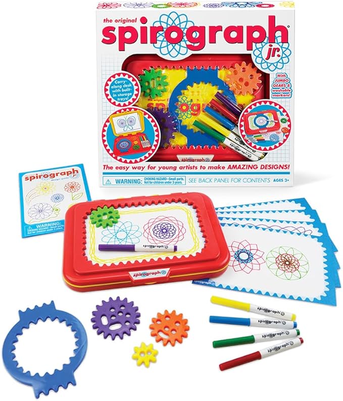 Spirograph Jr. — Jumbo Sized Gears Classic Retro Toy by Spirograph