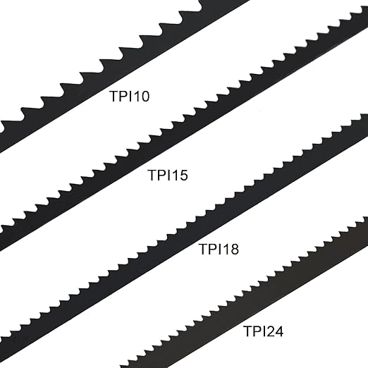 5-Inch Scroll Saw Blade Pin End Replacement 24 Pack for W 3921 3923, Drem, Crafts, Del, All 15in.and 16in.Scroll Saw for Wood, High Carbon Steel