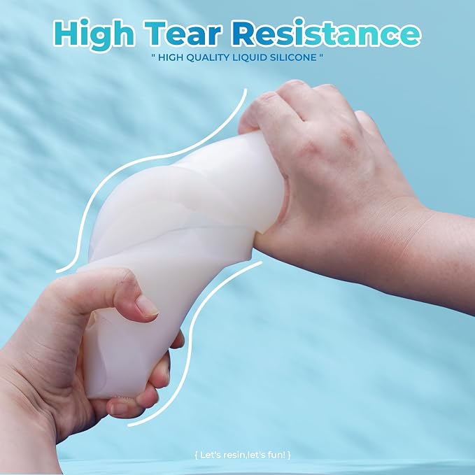 LET'S RESIN Silicone Mold Making Kit Liquid Silicone Rubber 140oz/1 Gallon - Image 5