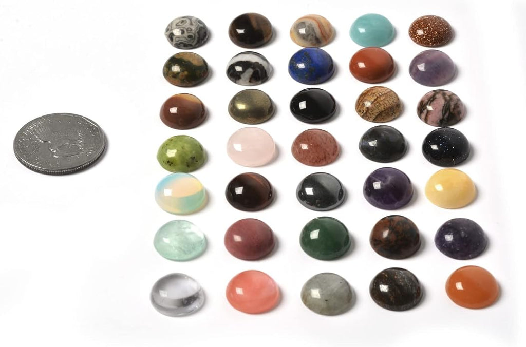 Wholesale Lot Multi-color Gemstone Round Oval Cab Cabochon - Image 3
