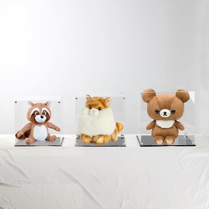 12 Inch Clear Acrylic Case for Display, Cube Clear Display Acrylic Box for - Image 4