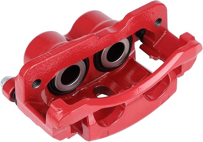 SCITOO 18-B4728 Disc Brake Caliper Assembly with Bracket Red Fit For Cadillac 2002-2006,For Chevrolet 1999-2013,For GMC 1999-2013,For Hummer 2003-2009
