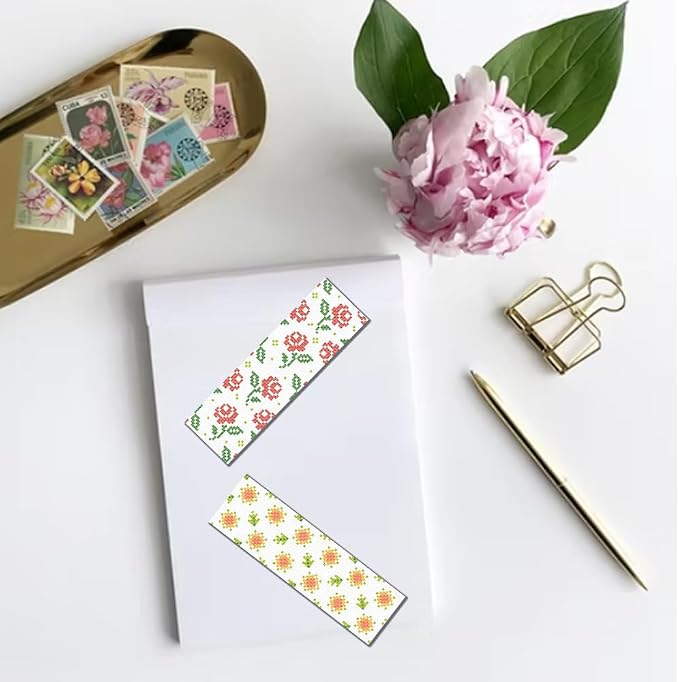 FREEBLOSS 6 PCS Cross Stitch Bookmark Kits - Image 6