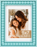 Solid Wood 5x7 Picture Frame Beaded Frame by QOTIB