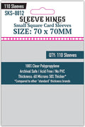 Sleeve Kings Standard Card Sleeves – 110 Count, Medium Square Size, Compatible by SleeveKings