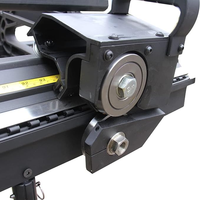 KAKA INDUSTRIAL Siding Brake, 126-inch Portable Thin Plate Aluminum Brake, Sheet Metal Brake with a Roller Knife, 24-Gauge Mild Steel Capacity, 1-180° Bending Angle Metal Brake Bender ALB-126