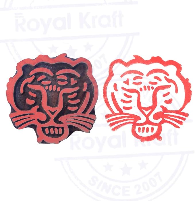 Royal Kraft Wooden Stamps DIY Fabric, Henna Printing Blocks THDtag070 - Image 4