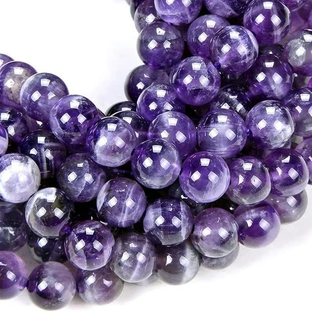 Zenkeeper 116 Pcs Amethyst Beads by Zenkeeper