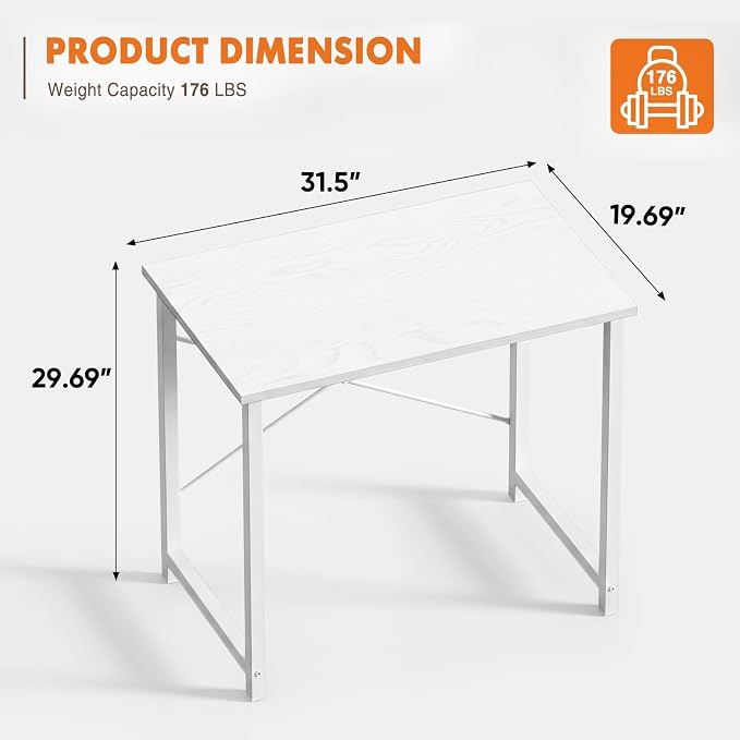 Sweetcrispy 32-Inch Small Computer Desk - Image 3