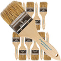 Pro Grade - Chip Paint Brushes - 12 Ea 2 Inch Chip Paint Brush Light Brown by ProGradeSupplies