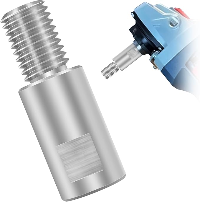 Airway Buff Extender, 2’’ Aluminum Airway Buffing Wheel Extension Shaft for Aluminum Wheel Polishing Kit, Angle Grinder Extension Rod, Buffing Machine Accessories