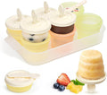 haakaa Silicone Popsicle Molds for Kids, Collapsible Ice Pop Molds by haakaa