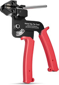 Metal Zip Tie Tool, Heavy Duty Zip Tie Cutter, Fasten and Cut Stainless Steel Cable Ties, for Outdoor Chain Link Fence Ties, Exhaust Pipe and Cables