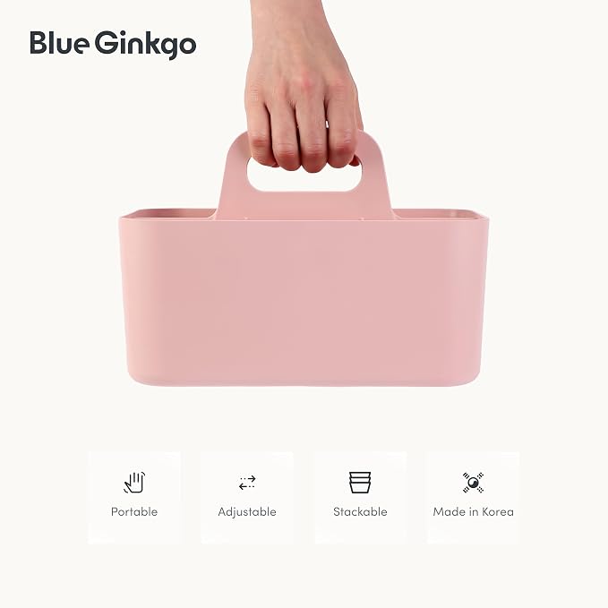 BLUE GINKGO Stackable Organizer Caddy, Made in Korea | Portable. Adjustable. - Image 5