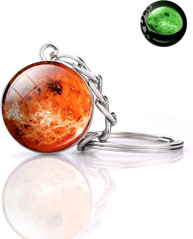 JWPavilion Solar System Planet keychain Accessories Pendant Glow In The Dark by JWPavilion